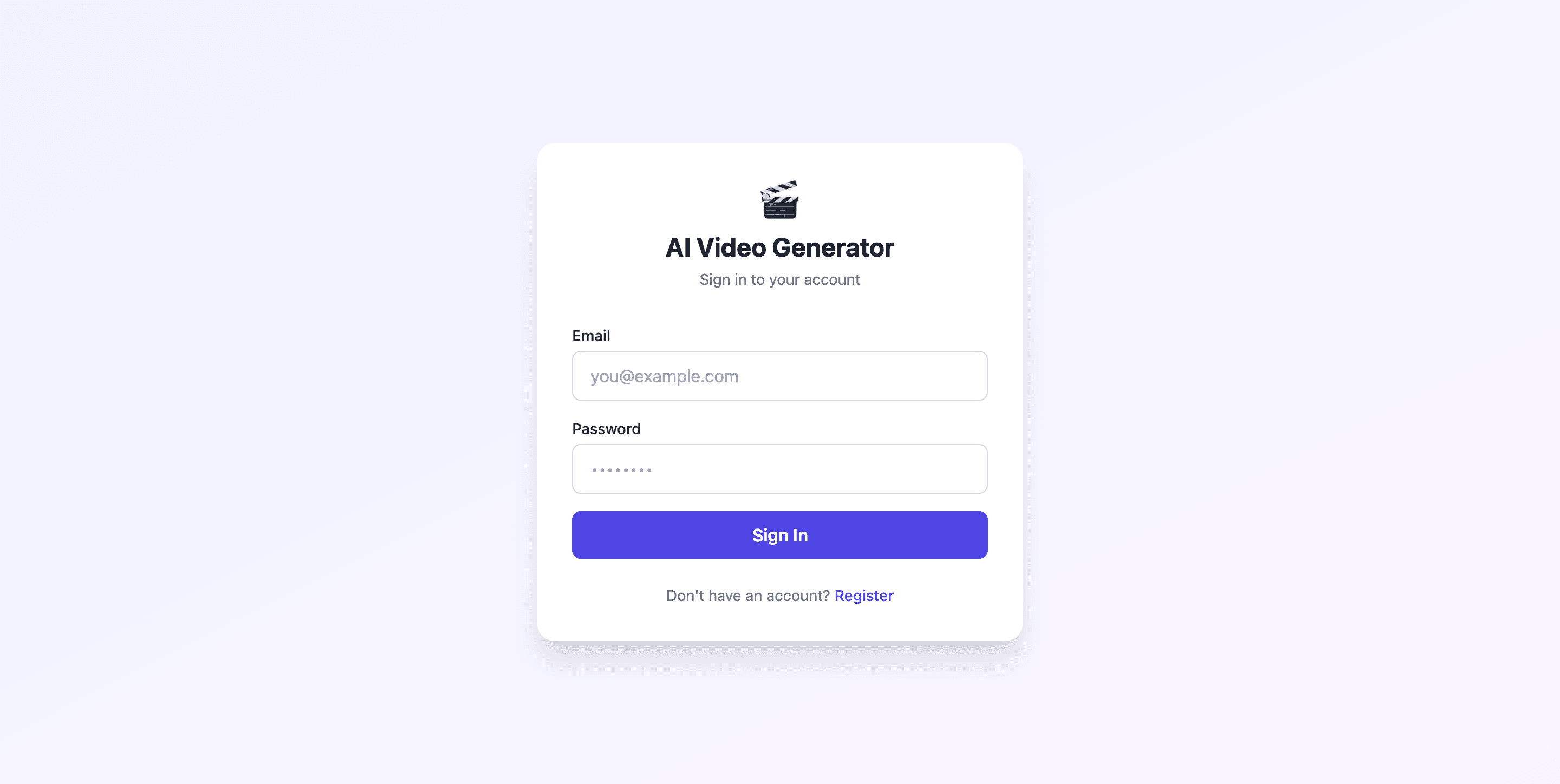 AI Video Generator preview